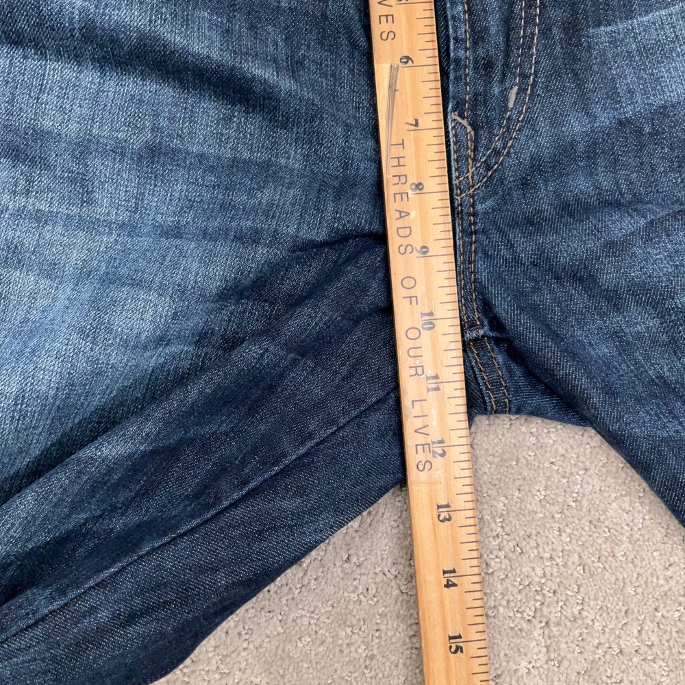 Silver Jeans Co Jeans Mens 36x30 Blue Nash Whisker Straight Western Stitch Denim - Picture 7 of 12
